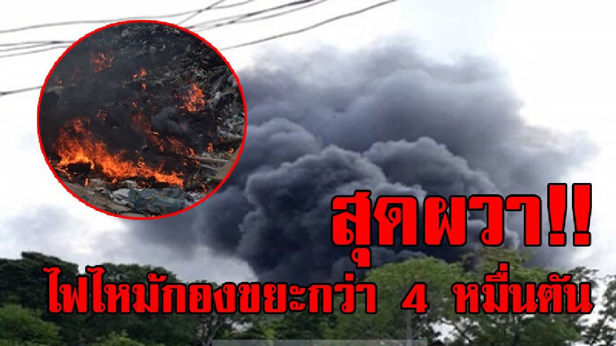 ด่วนที่สุด!!! เกิดเหตุระทึกไฟไหม้กองขยะกว่า 4 หมื่นตัน "บนเกาะเต่า" หลายหน่วยงานพยายามเข้าช่วยดับไฟ แต่สุดท้ายยังไม่สำเร็จ!?