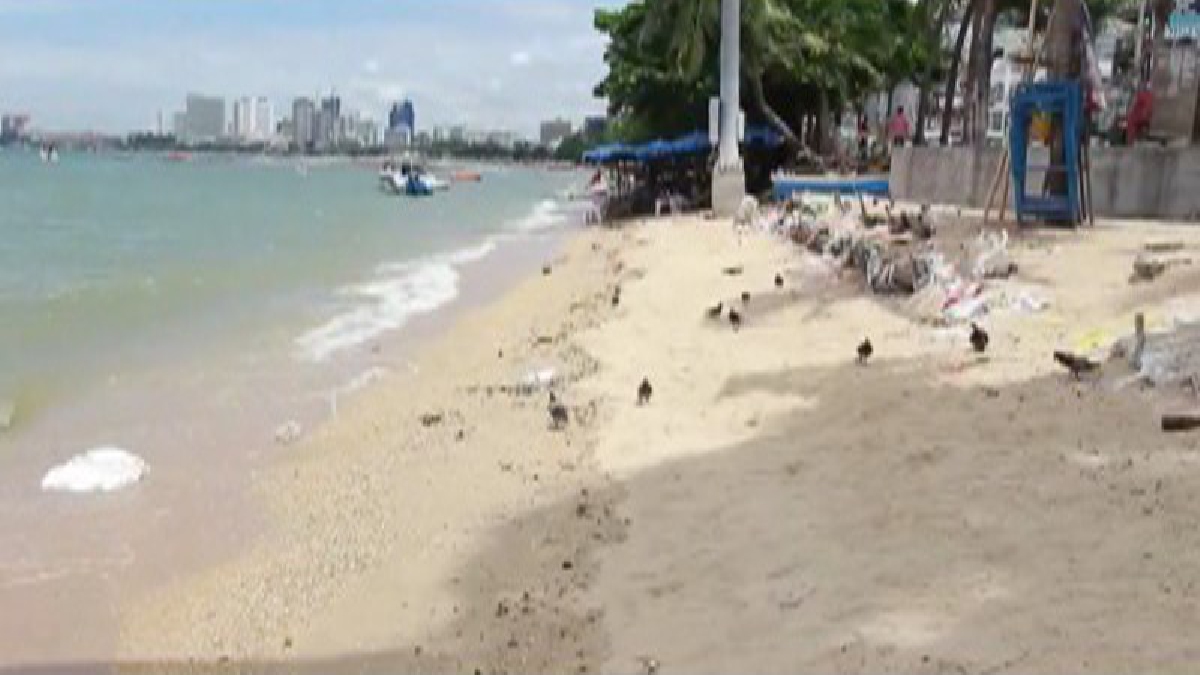 หาดมโนนี่หว่า..? โซเชียลแชร์สนั่น ภาพปรับภูมิทัศน์หาดพัทยาเปรียบเป็นหาดไมอามี่ ลงพื่นที่..แฉภาพจริงพบบาจุดยังเสื่อม (ดูคลิป)