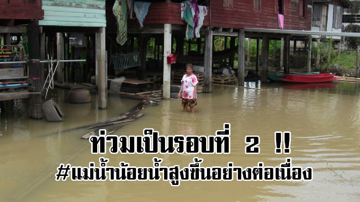 ท่วมซ้ำซาก!! อำเภอวิเศษชัยชาญ ลงพื้นที่ตำบลบางจักหลังน้ำท่วมรอบสอง ส่วนแม่น้ำน้อยน้ำสูงขึ้นอย่างต่อเนื่อง..!!