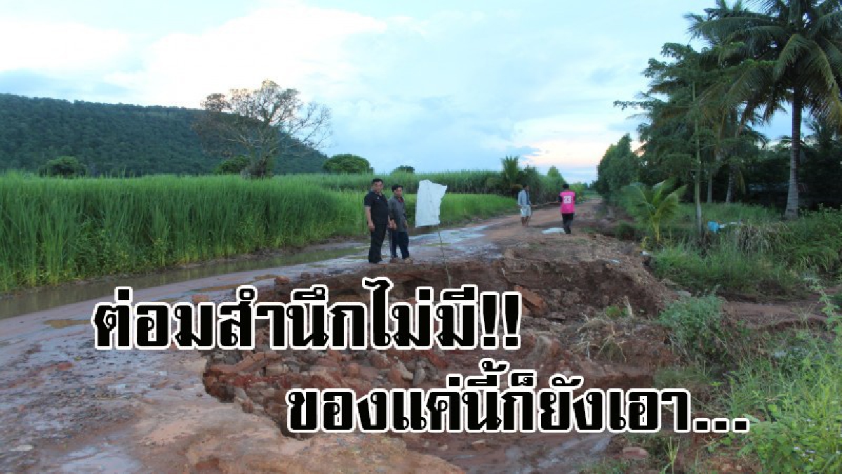 ขโมยไม่ดูกาลเทศะ!! ชาวบ้านสุดทน ดูไอ้หัวขโมยมันทำ สัญญาณเตือนถนนขาดยังเอาไป จะปล่อยให้คนอื่นหัวทิ่มตายกันหรือยังไง พ่อขุนโจร!?! (คลิป)