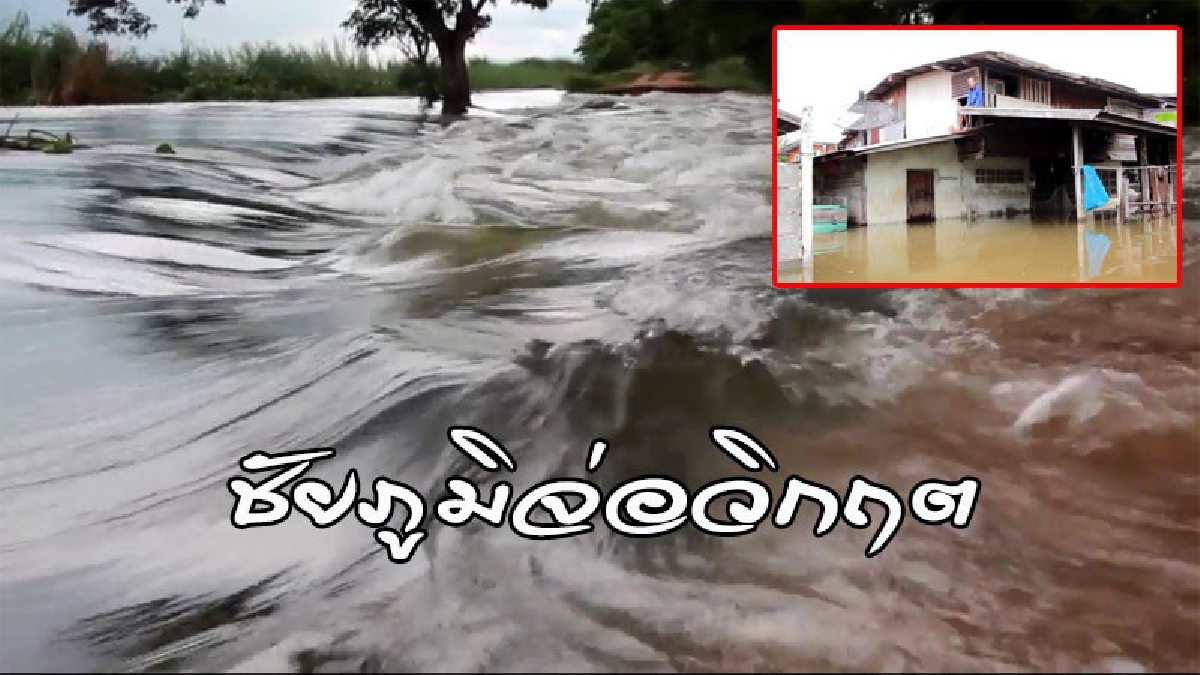 ชัยภูมิจ่อวิกฤต ..! ฝนถล่มหนัก บึงละหานแตก น้ำทะลักท่วมหนักรอยต่อ 3 อำเภอจมบาดาล !! (ดูคลิป)