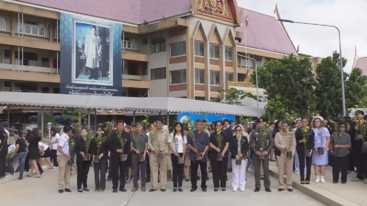 รพ.เมตตาประชารักษ์ วัดไร่ขิง ร่วมพิธีปลูกต้นดาวเรืองดอกไม้สีเหลืองจำนวน 5,000 ต้น