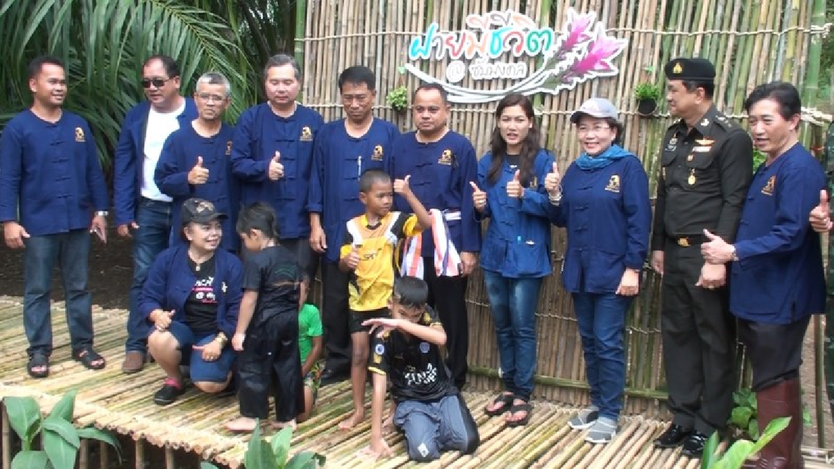 ผู้ว่าฯชัยภูมิ เปิดฝายมีชีวิตตามโครงการสหกรณ์ไทยรวมใจรักษ์น้ำเพื่อพ่อหลวงของแผ่นดิน