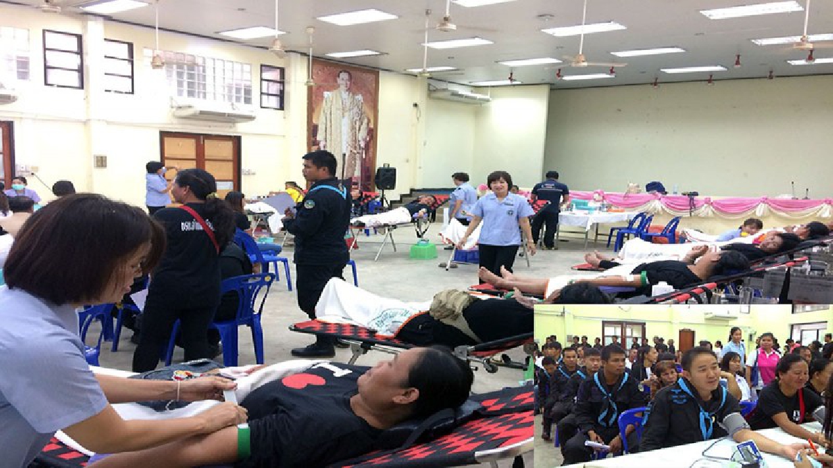 บึงกาฬ!! น้อมรำลึกในพระมหากรุณาธิคุณพสกนิกรร่วมบริจาคโลหิตถวายเป็นพระราชกุศลในหลวง ร.9