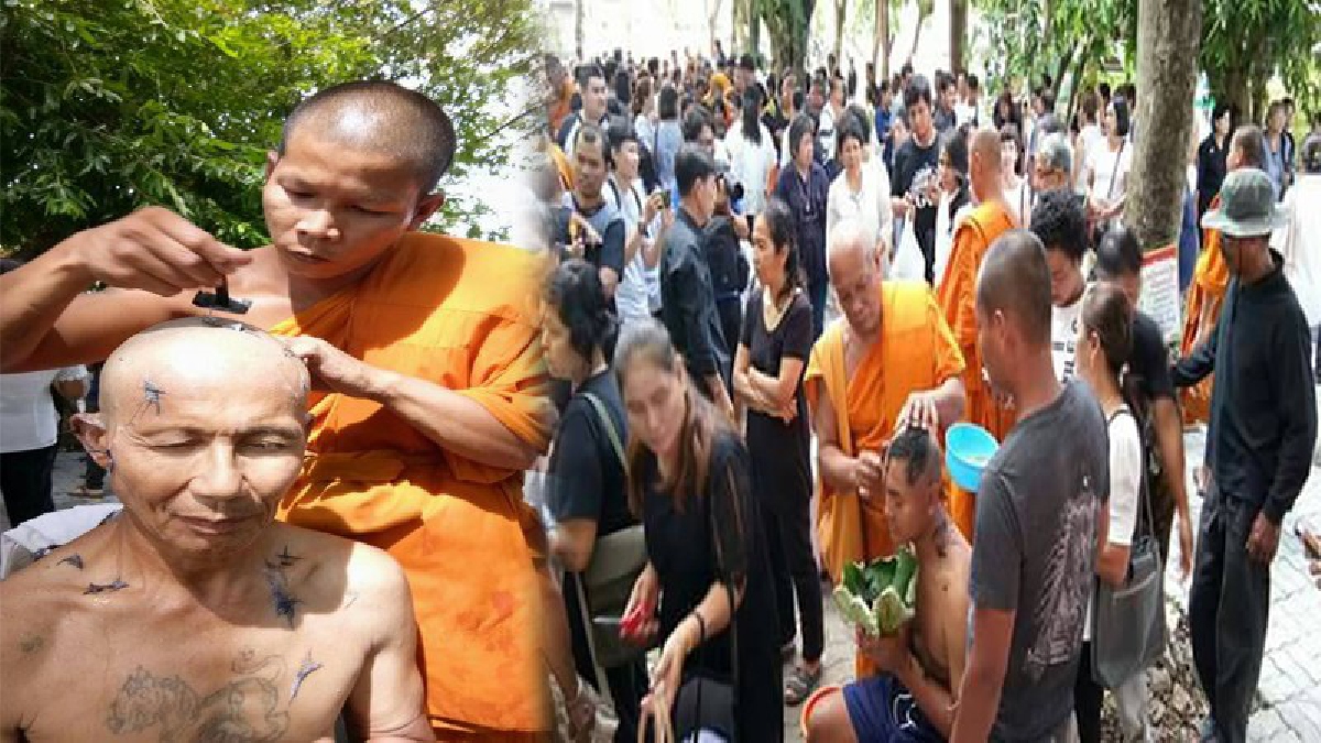 สตูล..!! ข้าราชการ พ่อค้า ปชช. ร่วมบรรพชาอุปสมบทหมู่ ถวายเป็นพระราชกุศลแด่ พระบาทสมเด็จพระปรมินทรมหาภูมิพลอดุลยเดชฯ บรมนาถบพิตร
