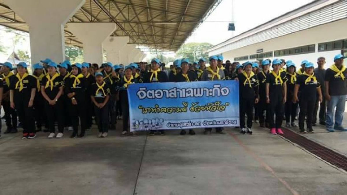 #ร่วมทำดี..!! จิตอาสาเฉพาะกิจ ช่วยกันเก็บขยะบริเวณสนามกีฬาและรอบสถานีรถไฟสุไหงโกลก..!?
