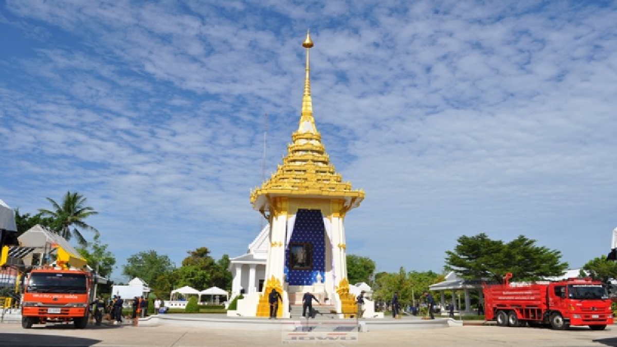 #ร่วมมือกันทำความสะอาด..!? เร่งทำความสะอาดปรับภูมิทัศน์มณฑลพิธี(มีคลิป)