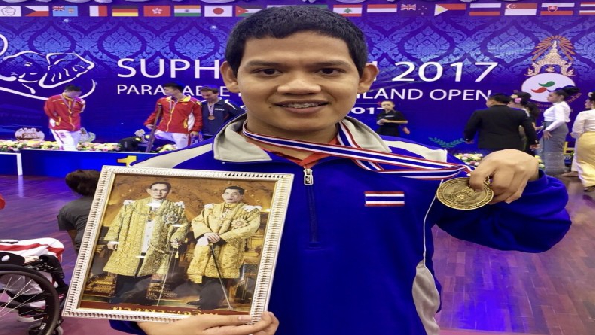 สุดยอดตลอดกาล รุ่งโรจน์คว้าแชมป์ลูกเด้งพารา เทเบิลเทนนิส ไทยแลนด์ โอเพ่น สมัย 3