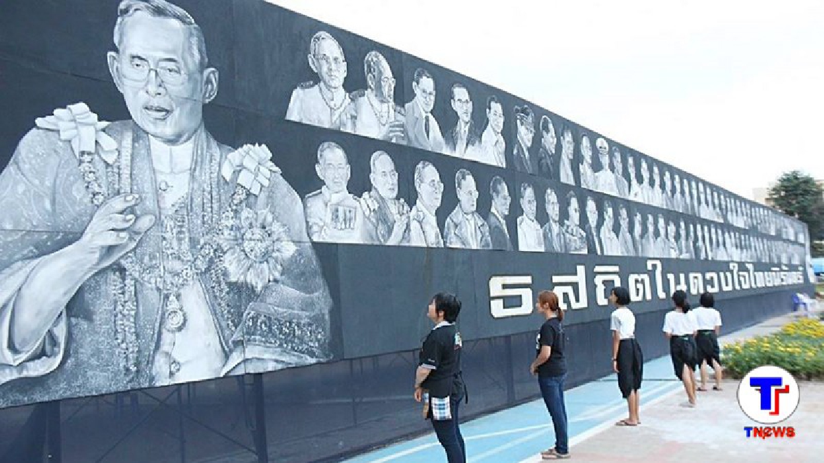 ชาวเลยพิทยาคมสุดปลาบปลื้ม วาดภาพประกอบฉากหลังพระเมรุมาศจำลอง จ.เลย เสร็จสมบูรณ์สมพระเกียรติ