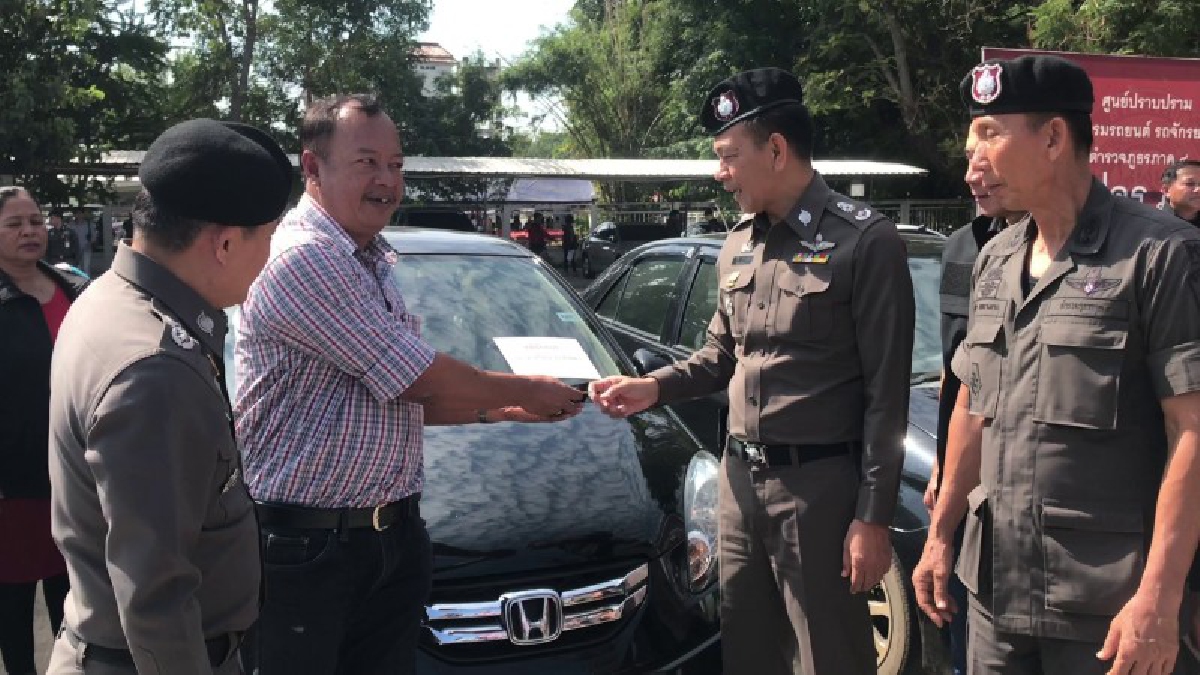 ศูนย์ปราบปรามการโจรกรรมรถยนต์ รถจักรยานยนต์ตำรวจภูธรภาค4 แถลงผลการตรวจยึดรถ จากการกระทำความผิดมูลค่ากว่า 6 ล้านบาท
