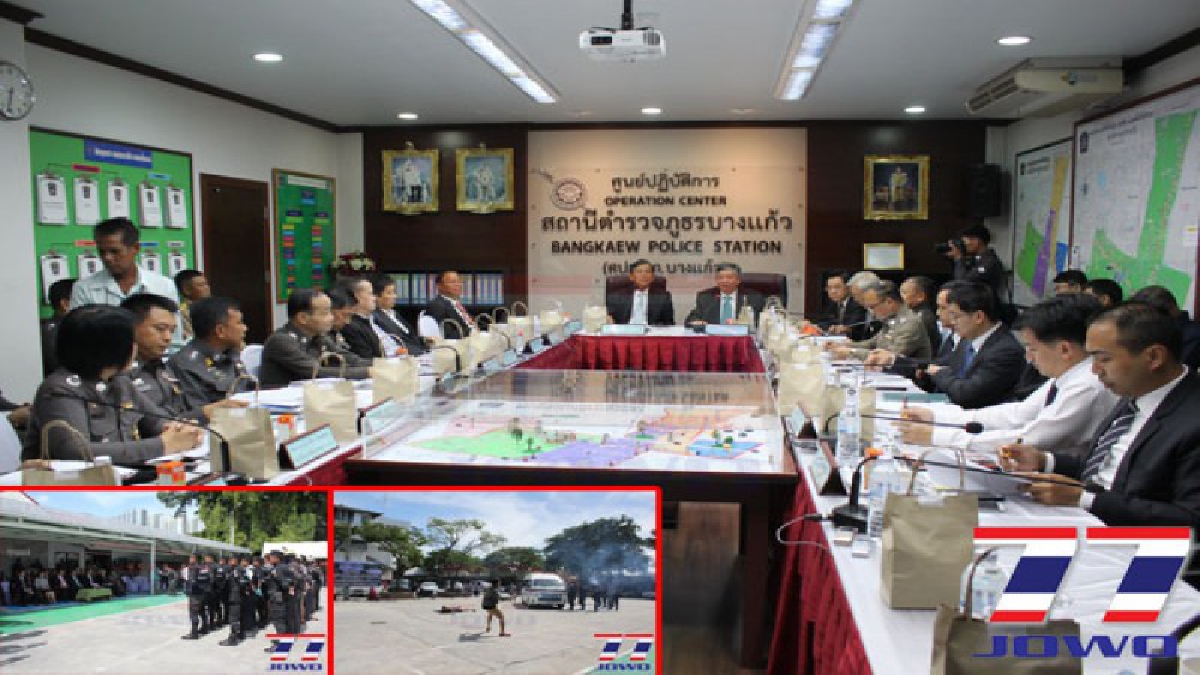 สมุทรปราการ..!! คณะอนุกรรมการด้านวิชาการ ในคณะกรรมการปฎิรูปประเทศ รุดติดตามโครงการสถานีตำรวจลำสมัย