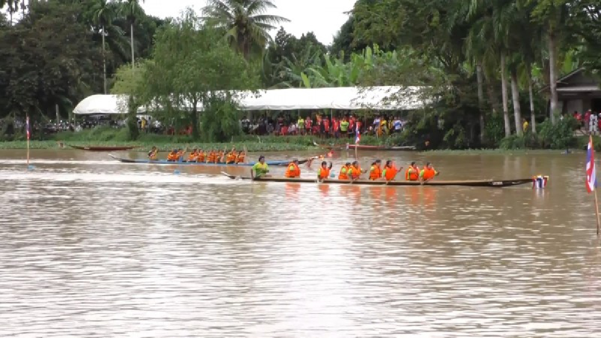 แข่งขันเรือยาวประเพณีจังหวัดสงขลา บรรยากาศสุดมันส์