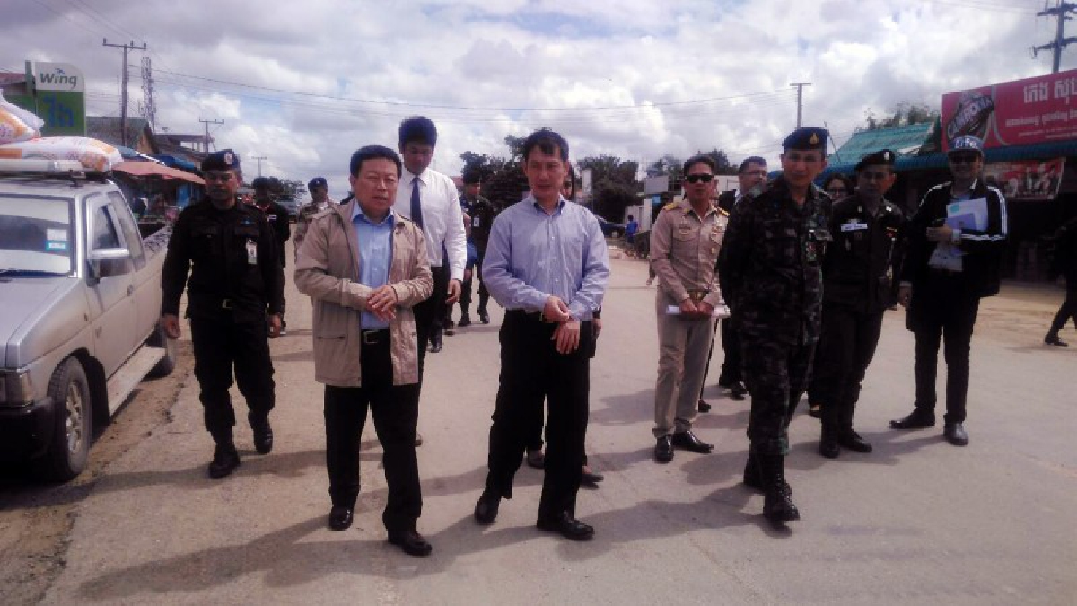 เปิดด่านเขาดิน !! สมช.ลงพื้นที่อำเภอคลองหาด รวบรวมข้อมูลเสนอ ครม.อนุมัติเป็นด่านผ่านแดนถาวรแห่งที่ 2 จ.สระแก้ว 21 พย.นี้ ..!!