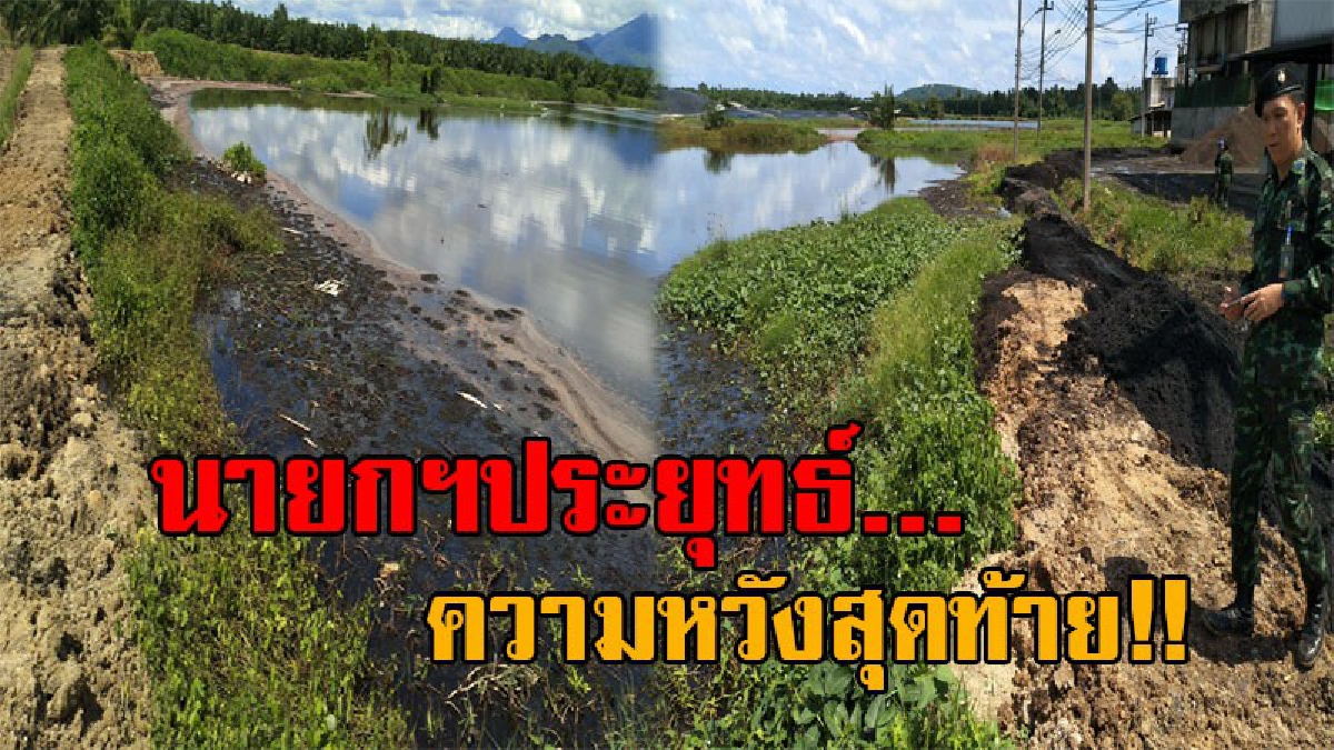 นายกฯประยุทธ์ ที่พึ่งสุดท้าย ! ชาวบ้านหมดหวัง จนท.ไม่กล้าแตะโรงงานปาล์ม ปล่อยน้ำเน่าเสีย เตรียมร้องนายกฯแต่ไม่แน่ใจว่า “บิ๊กตู่” กล้าแตะไหม?