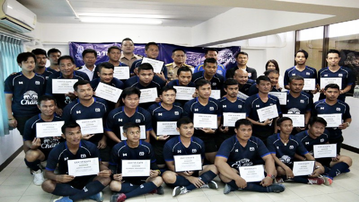 สโมสรฟุตบอลราชนาวีปิดอบรมโค้ชฟุตบอลตามมาตรฐาน AFC นำความรู้เพื่อการพัฒนา