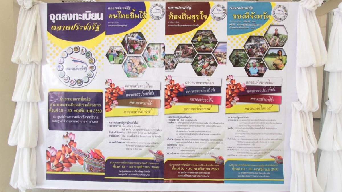 ผู้อำนวยการกลุ่มงานศูนย์ดำรงธรรมจังหวัดนราธิวาส เปิดเผย มีผู้สนใจในพื้นที่ทยอยมาลงทะเบียนเข้าร่วมโครงการตลาดประชารัฐอย่างต่อเนื่อง