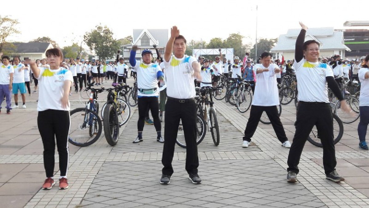 จังหวัดหนองคาย!! จัดกิจกรรม “แสงนำใจ ไทยทั้งชาติ เดิน วิ่ง ปั่น ป้องกันอัมพาตครั้งที่ 3 เฉลิมพระเกียรติ” รณรงค์ป้องกันโรคหลอดเลือดสมอง
