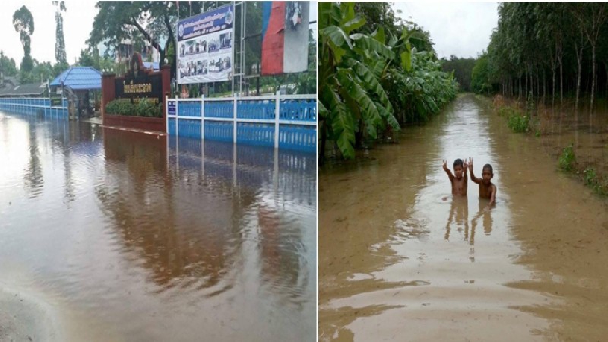 เมืองคอนส่อวิกฤติ!!!ฝนตกหนักน้ำทะลักท่วมเมืองคอนหลายอำเภอ-โรงเรียน-ถนนหลายจุด-ผู้ว่า ฯสั่งเตรียมพร้อมรับมือ 24 ชม.