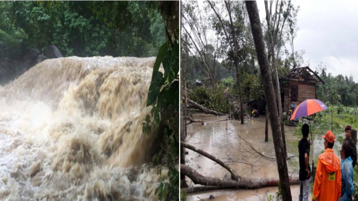 ฤทธิ์ลมหัวด้วน!! เมืองคอนวิกฤตหนัก ฝนตกหวั่นน้ำป่าทะลักท่วมเมือง “ลมหัวด้วน” ถล่มบ้านพังยับ 2 หมู่บ้าน 115 หลัง กู้วิกฤติเกือบตลอดทั้งคืน