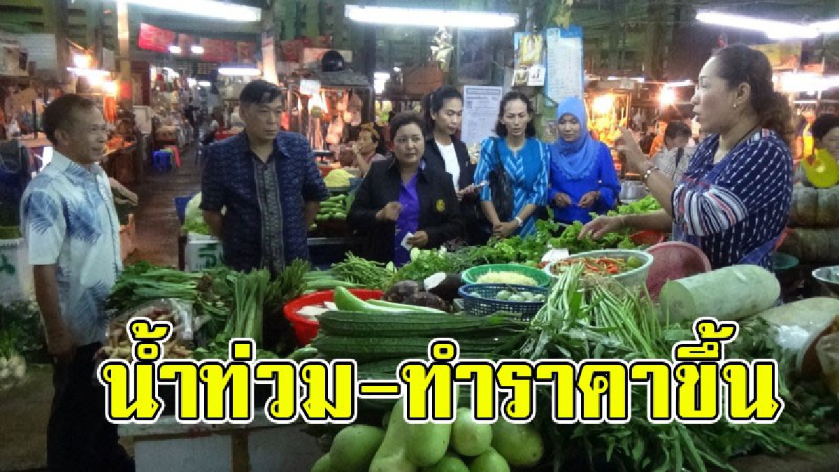 ราคาขึ้นแพงสุดๆ..!! เกิดเหตุน้ำท่วมหลายพื้นที่ ทำให้ดันราคาผักสดแพงขึ้นเป็นเท่าตัว..!?