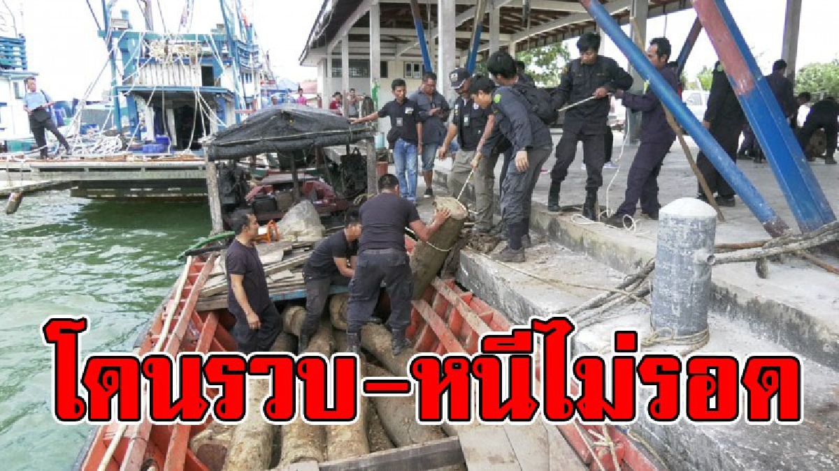 งานนนี้โดนเต็มๆ..!! ตำรวจน้ำ จับชาวกัมพูชาขนไม้พะยูงส่งผู้ค้ารายใหญ่ เผยได้ค่าจ้าง 2,000 บาท ระบุมีคนไทยร่วมขบวนการ