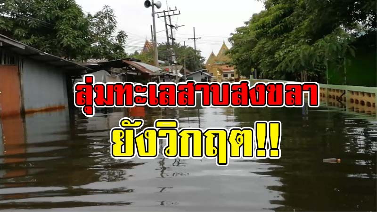 ยังวิกฤต !! ชาวบ้าน 5 อำเภอริมทะเลสาบสงขลา เดือดร้อนหนักต่อเนื่อง หวาดผวา ฝนตกซ้ำอีก
