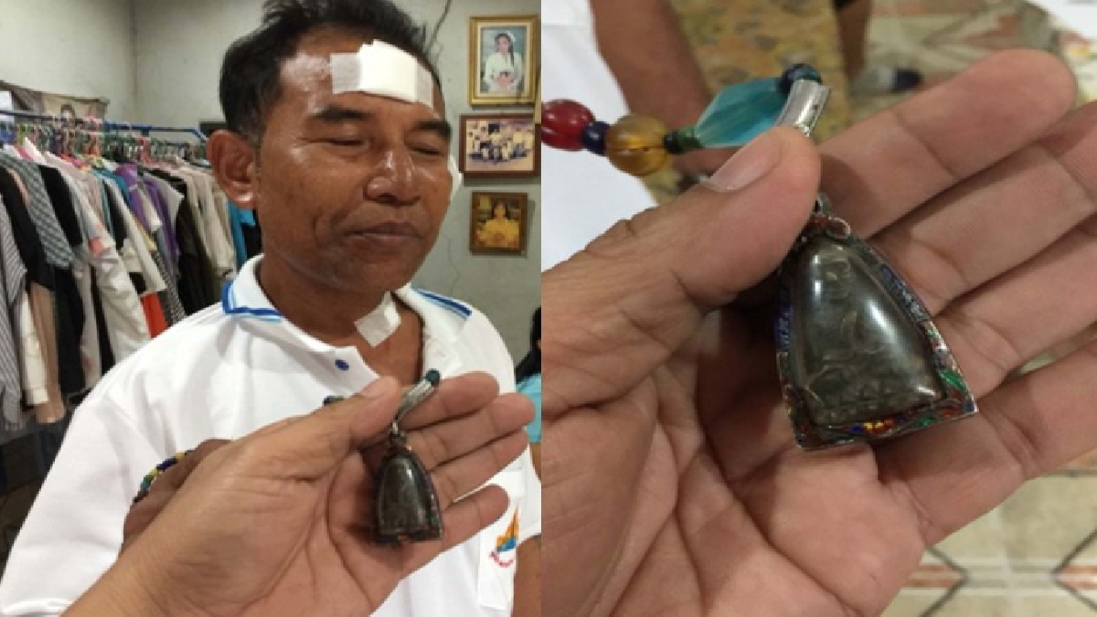 บารมีหลวงพ่อทวดล้วนๆ !! ตำรวจเมืองคอนแห่ชื่นชม รุดเยี่ยม อส.ตร.กระดูกเหล็กเสี่ยงชีวิตช่วย สวป.รอดตายหวุดหวิด เชื่อหลวงพ่อทวดคุ้มครอง (คลิป)