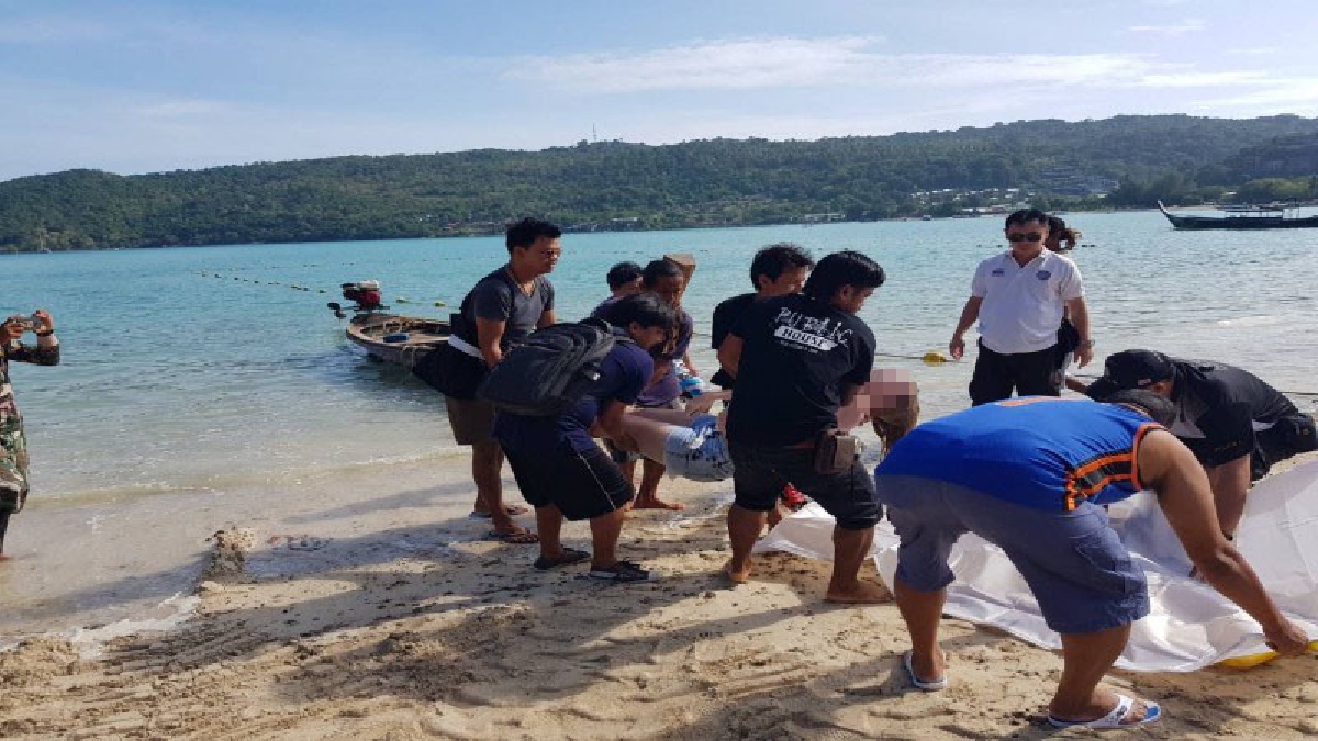 พบศพนักท่องเที่ยวสาวชาวต่างชาติ ลอยทะเลที่เกาะพีพี คาดเสียชีวิตมาไม่ต่ำกว่า 6 ชม.