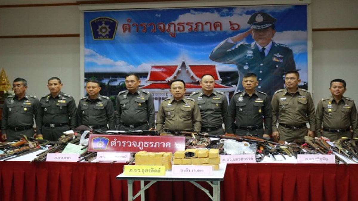 งานดีต้องโชว์ !! ตำรวจภูธรภาค 6 แถลงผลกวาดล้างอาชญากรรมช่วงปีใหม่ เผย..ภาพรวมดีกว่าปีที่ผ่านมา