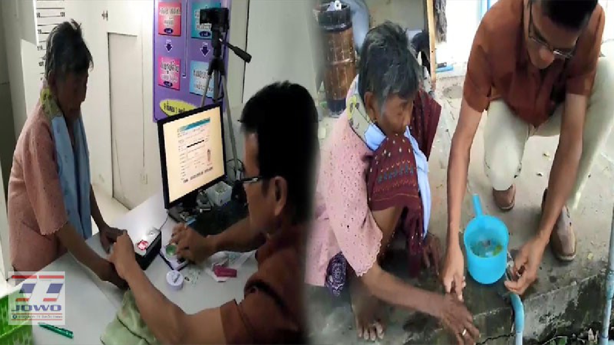 วุ่นทั้งอำเภอ ! คุณยายวัย 70 สแกนหาลายนิ้วมือหลายสิบรอบ มีแต่คราบปูนแดง-น้ำหมาก เดือดร้อนจนท.ต้องพาไปขัดๆถูๆอยู่นาน ล้างแล้วล้างอีก