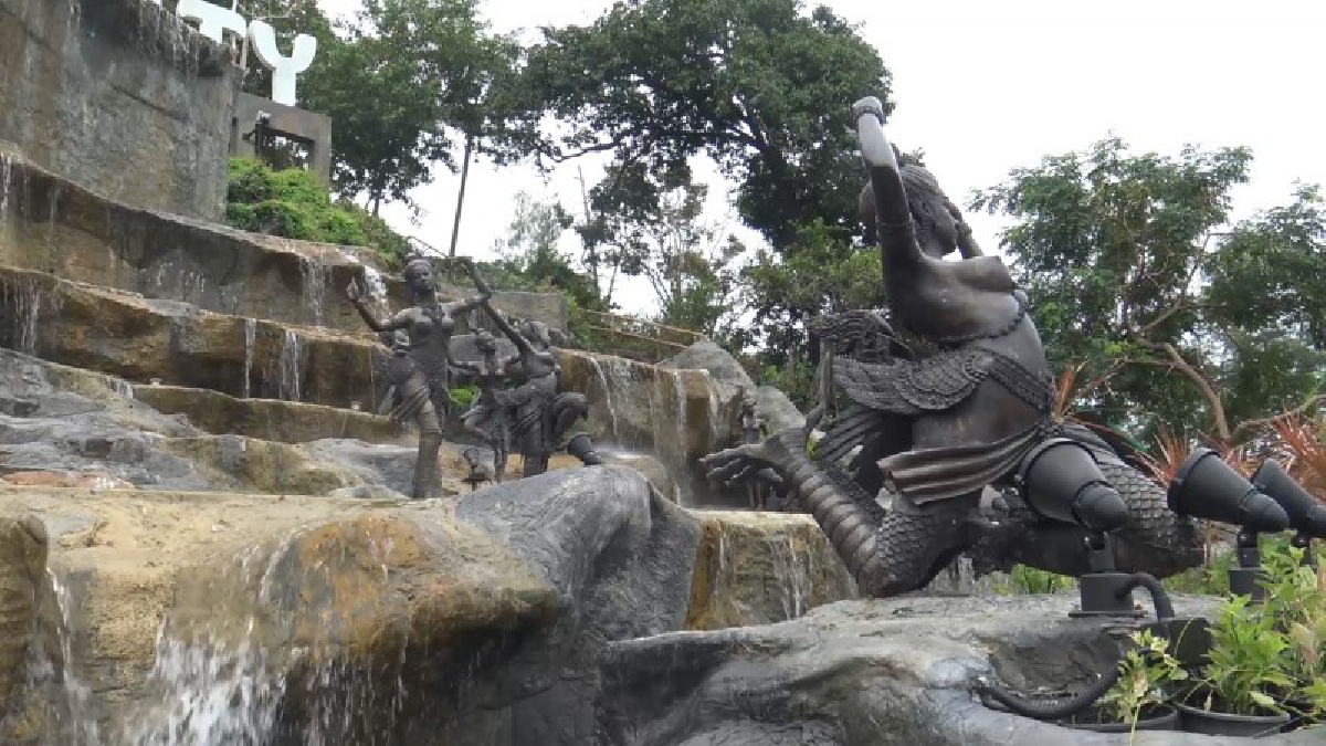 สงขลา..!! เนรมิตน้ำตกกลางเมือง รูปแบบของวรรณคดีไทย "พระสุธน - มโนราห์" เพื่อให้เป็นแหล่งท่องเที่ยว (มีคลิป)