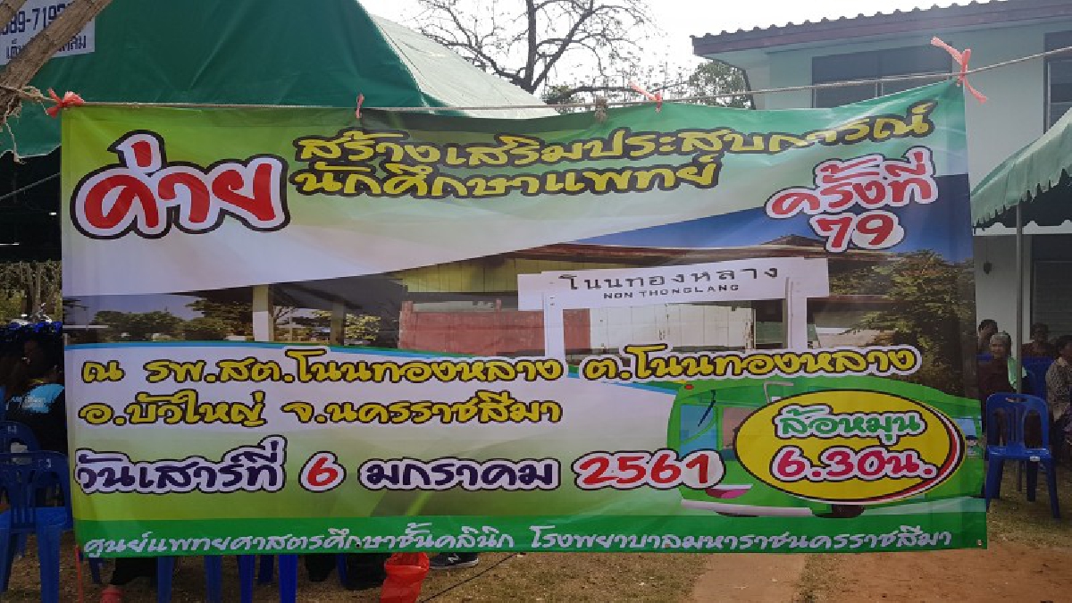 บริการถึงที่ !! โรงพยาบาลมหาราชนคราชสีมา ออกพื้นที่ตรวจประชาชนอำเภอบัวใหญ่