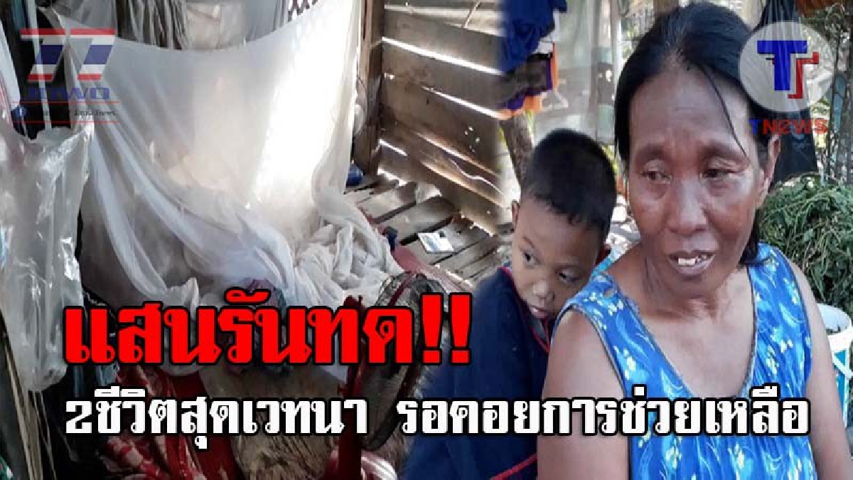 สุดเวทนา..!! ยาย-หลาน 10 ขวบ ป่วยธาลัสซีเมีย ต้องขายบ้าน-วัวยกฝูง เพื่อรักษาตัว อาศัยคอกวัวเก่าเป็นที่ซุกหัวนอน วอนคนใจบุญช่วยเหลือ (ชมคลิป)