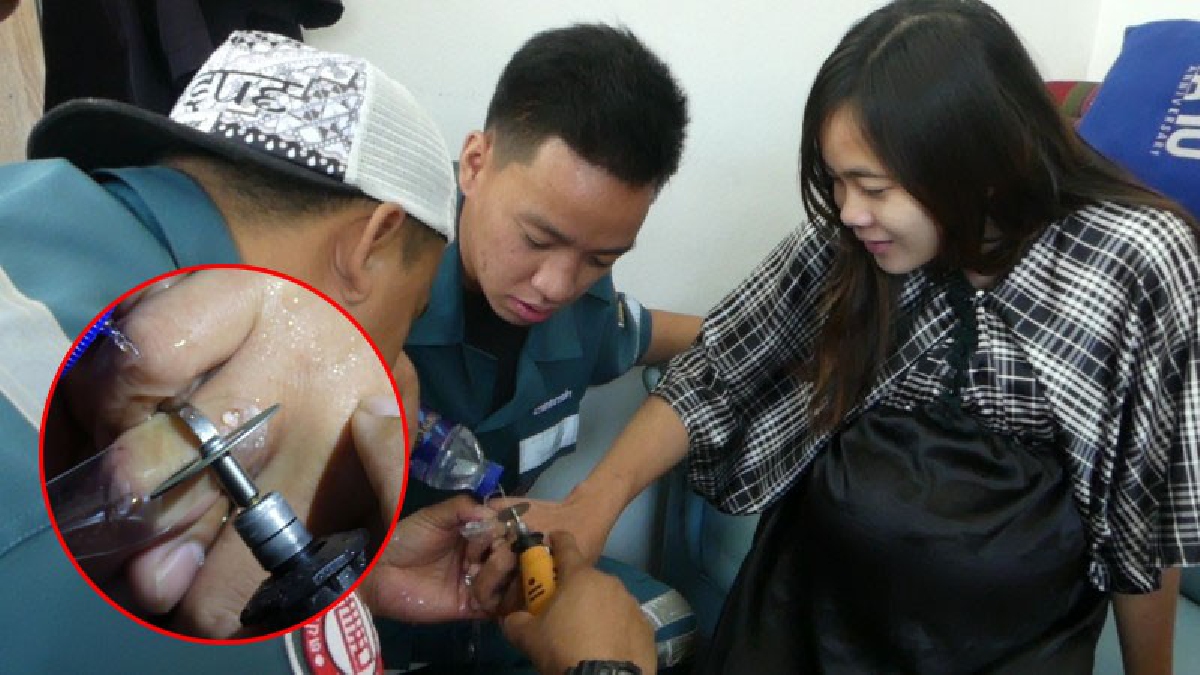 เกือบไปแล้ว!?? สาวท้องแก่ใกล้คลอด ใส่แหวนมานาน พอใกล้คลอดร่างกายก็อวบขึ้น จนทำให้ถอดออกไม่ได้และรู้สึกเจ็บ โร่ขอความช่วยเหลือจาก จนท.!!