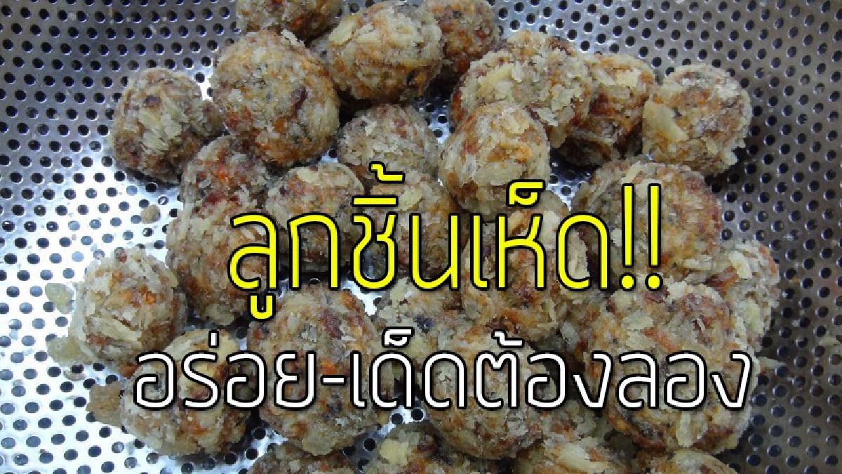 ลองแล้วจะติดใจ!! เมนูใหม่ยอดฮิต สุดยอดความคิด นำเห็ดนางฟ้าแปรรูปเป็นลูกชิ้นเห็ดสมุนไพร อร่อย คนแห่กินเพียบ รายได้งาม!?