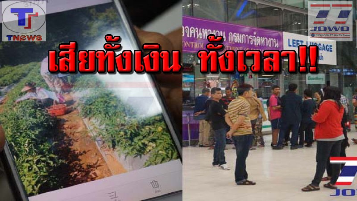 ฝันสลายกันถ้วนหน้า..!! กลุ่มแรงงานไทยกว่า 30 คนสุดเจ็บใจ ถูกหลอกฝัน..จะพาไปทำงานเกาหลี! สุดท้ายต้องรอเก้อ..สูญเงินกว่า 3 ล้านบาท (คลิป)