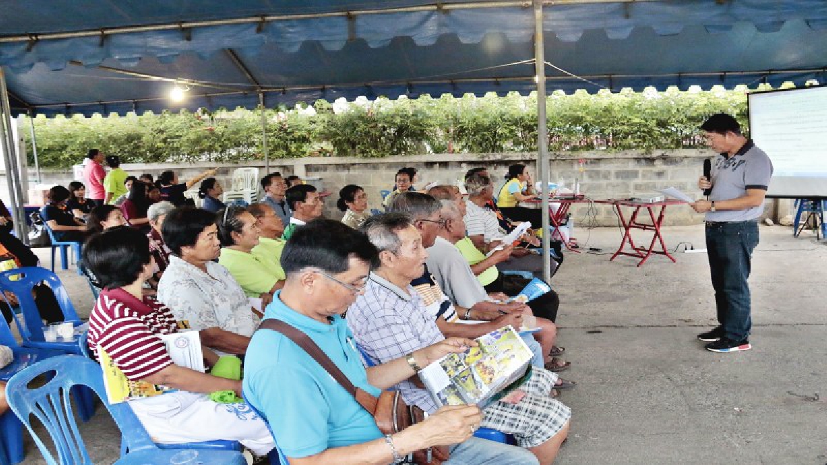 เมืองสัตหีบเดินหน้า!? นายกฯจัดประชาคมเคลื่อนที่ รับฟังปัญหาชุมชนหมู่ 5 สัตหีบ