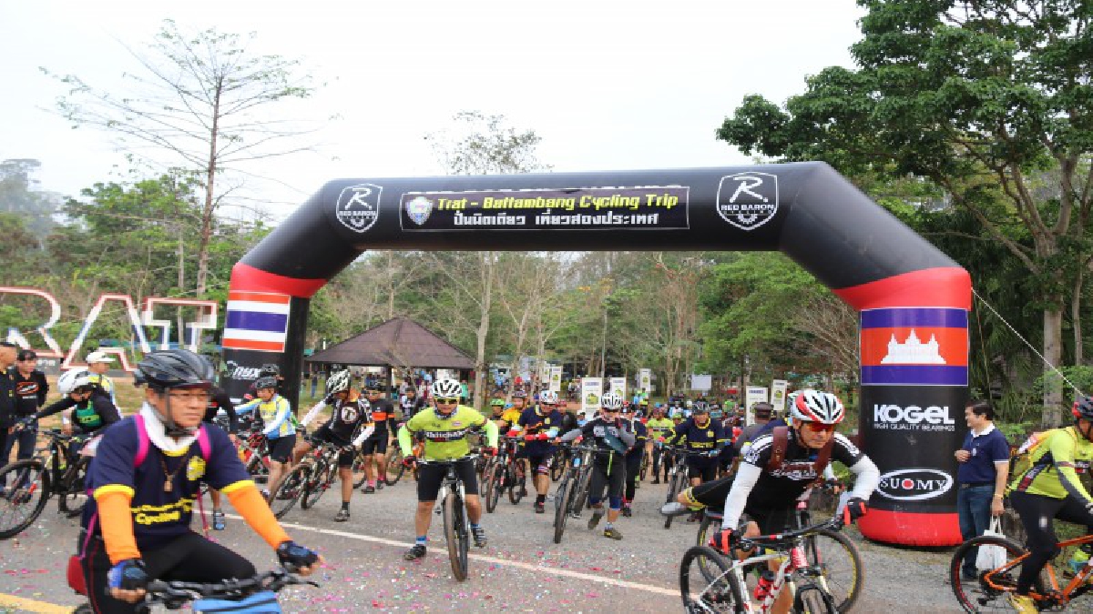 ปั่นนิดเดียวเที่ยวสองประเทศ !? หอการค้าจัหวัดตราดเปิดCycling Trip Trat-Battambang ปั่นนิดเดียว เที่ยวสองประเทศ ตราด-พระตะบอง(มีคลิป)