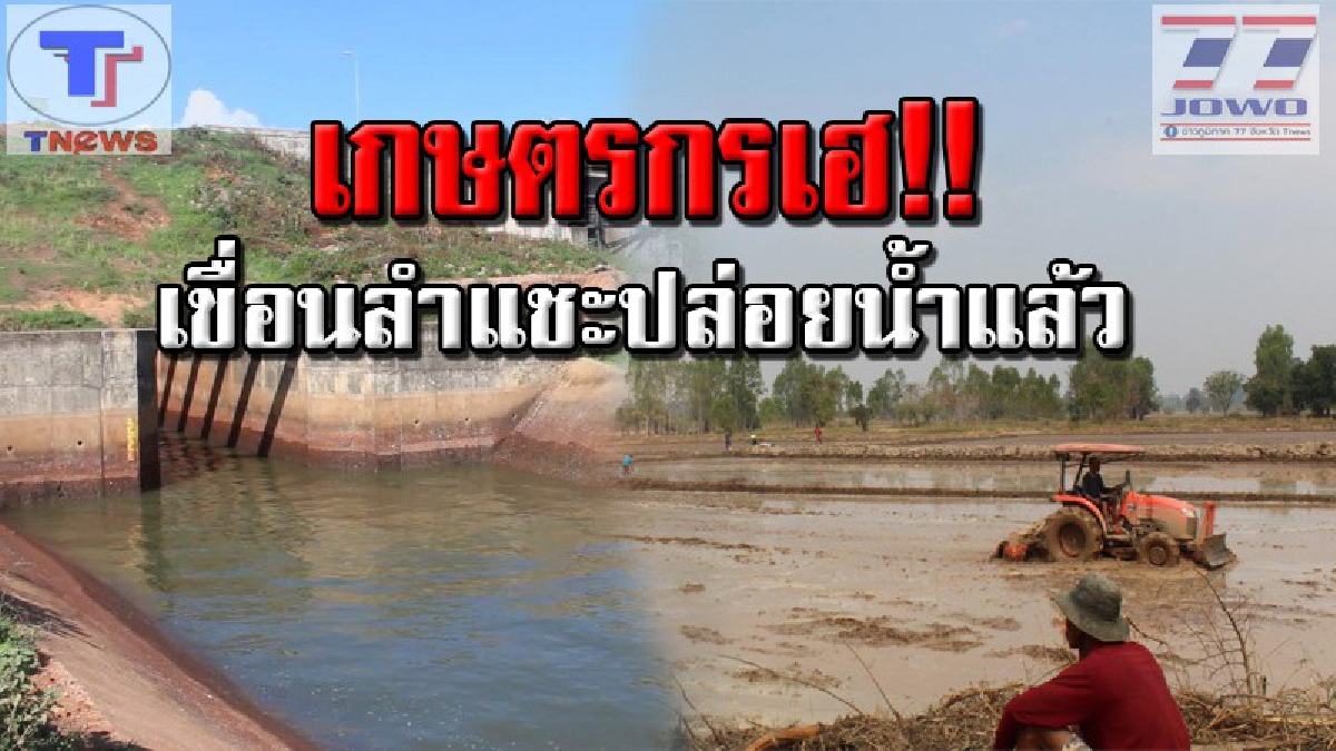 วันนี้ที่รอคอย..!! เขื่อนลำแชะปล่อยน้ำทำนาปรังหน้าแล้งได้แล้ว หลังต้องงดมาหลายปี..เกษตรกรเฮสั่น แห่เพาะปลูกคึกคัก! (คลิป)