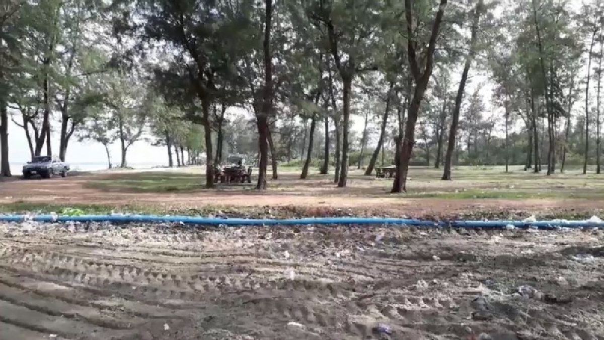 อบต.บ่อดานเคลียร์กองขยะริมหาดสทิงพระวอนมีจิตสำนึกทิ้งให้เป็นที่เป็นทาง
