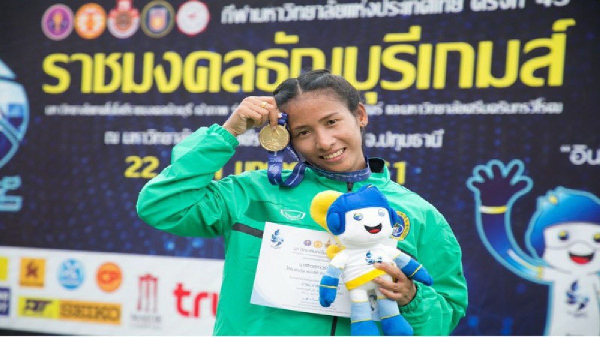 ผลงานแจ่มแจ๋ว “มิ้ว” จิระพงศ์ มีนาพระ คว้า 2 ทอง “ราชมงคลธัญบุรีเกมส์”