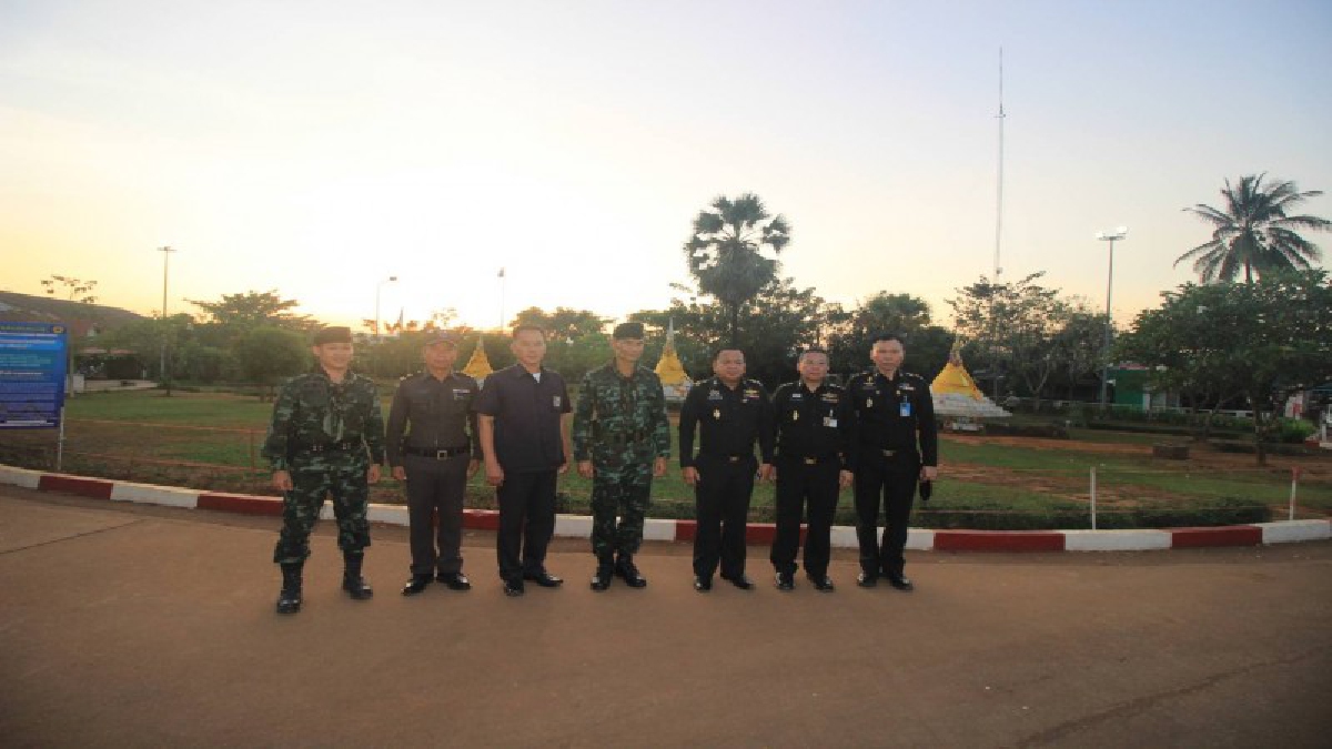 **ฉก.ลาดหญ้านำคณะทำงานด้านปัญหาเส้นเขตแดน ทบ. ดูปัญหาแนวชายแดนสังขละฯ เร่งแก้ไข