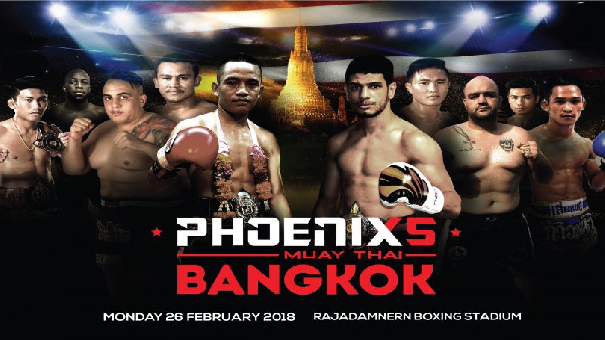 มวยฟีนิกซ์เปิดโผชิงแชมป์มวยไทยที่ราชดำเนิน