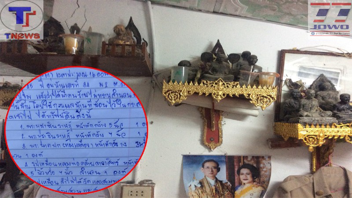 เล่นกับใครไม่เล่น..!! ผู้สื่อข่าวฉุนจัด โจรแสบบุกบ้าน ยกเค้าพระบูชาเก่าแก่คาบ้าน กวาดเรียบ 5 องค์รวด (คลิป)