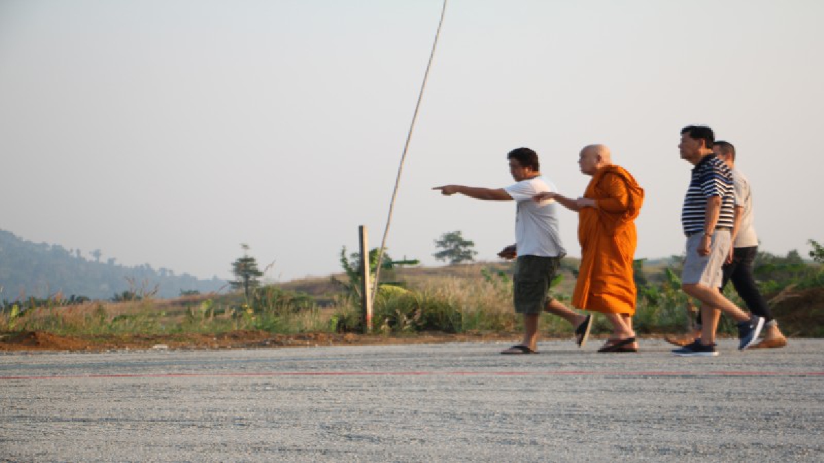 สมเด็จพระวันรัตสร้างวัดปฎิบัติธรรมชายแดนไทย-กัมพูชา (ชมคลิป)