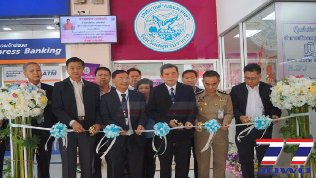 เทศบาลแพรกษาเปิดรับทำบัตรประชาชนพ่อเมืองปากน้ำประเดิมเป็นคนแรก