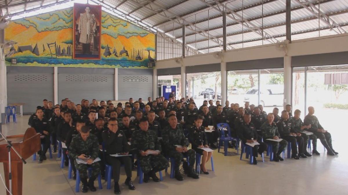 กองกำลังรักษาความสงบเรียบร้อย สุโขทัย ปฐมนิเทศชุดปฏิบัติการวิทยากรตำบลโครงการไทยนิยมยั่งยืน