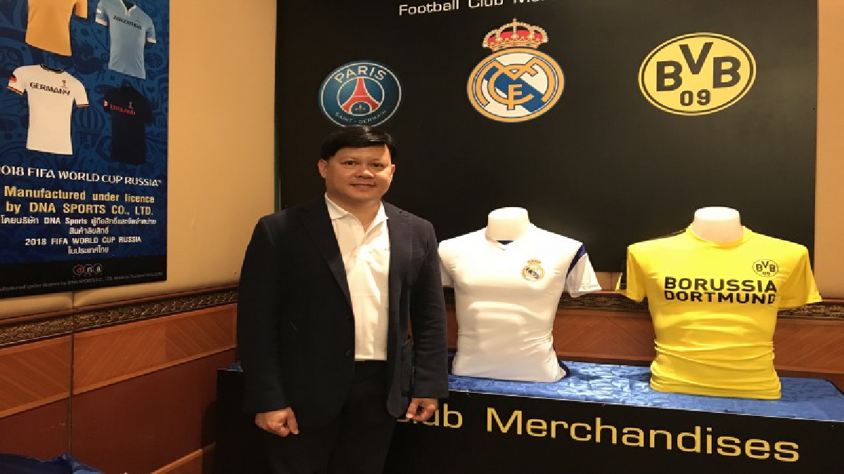 โนเนมกล้าลุย ดีเอ็นเอ สปอร์ต เปิดตัวรับลิขสิทธิ์จำหน่ายเสื้อบอลโลก 2018 