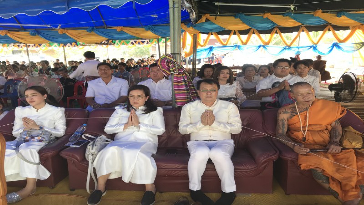 อิ่มบุญ ! ม.เฉลิมกาญจนาศรีสะเกษ สร้างหลวงพ่อพระพุทธเฉลิมกาญจนาใหญ่ที่สุดในเขต อ.วังหิน