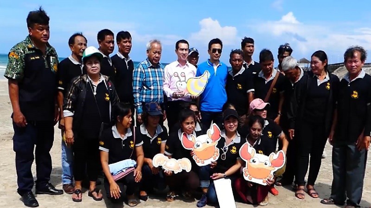 ชุมพรจัดกิจกรรมอนุรักษ์ปูลมหวั่นสูญพันธุ์ หลังคนนิยมจับมาทำเป็นอาหารมากขึ้นจนร่อยหรอลงไปอย่างทันตาเห็น (ชมคลิป)
